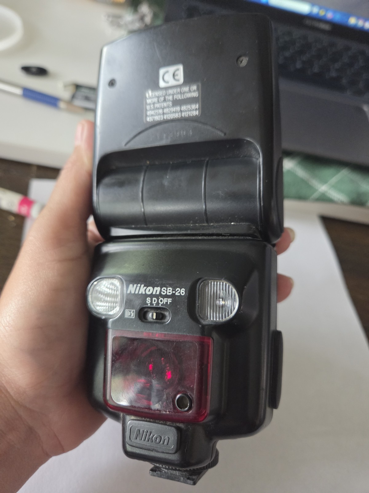 Nikon Speedlight SB-26 Flash Unit Hotshoe Mount From Japan