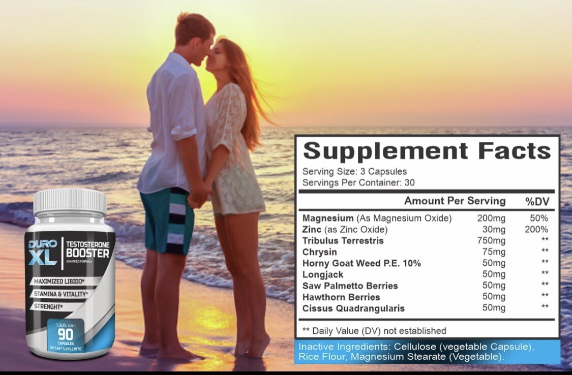 👍 DURO XL SUPPORT LIBIDO +EXCITACION+PODER+TIEMPO+DUREZA 90 capsulas Naturales