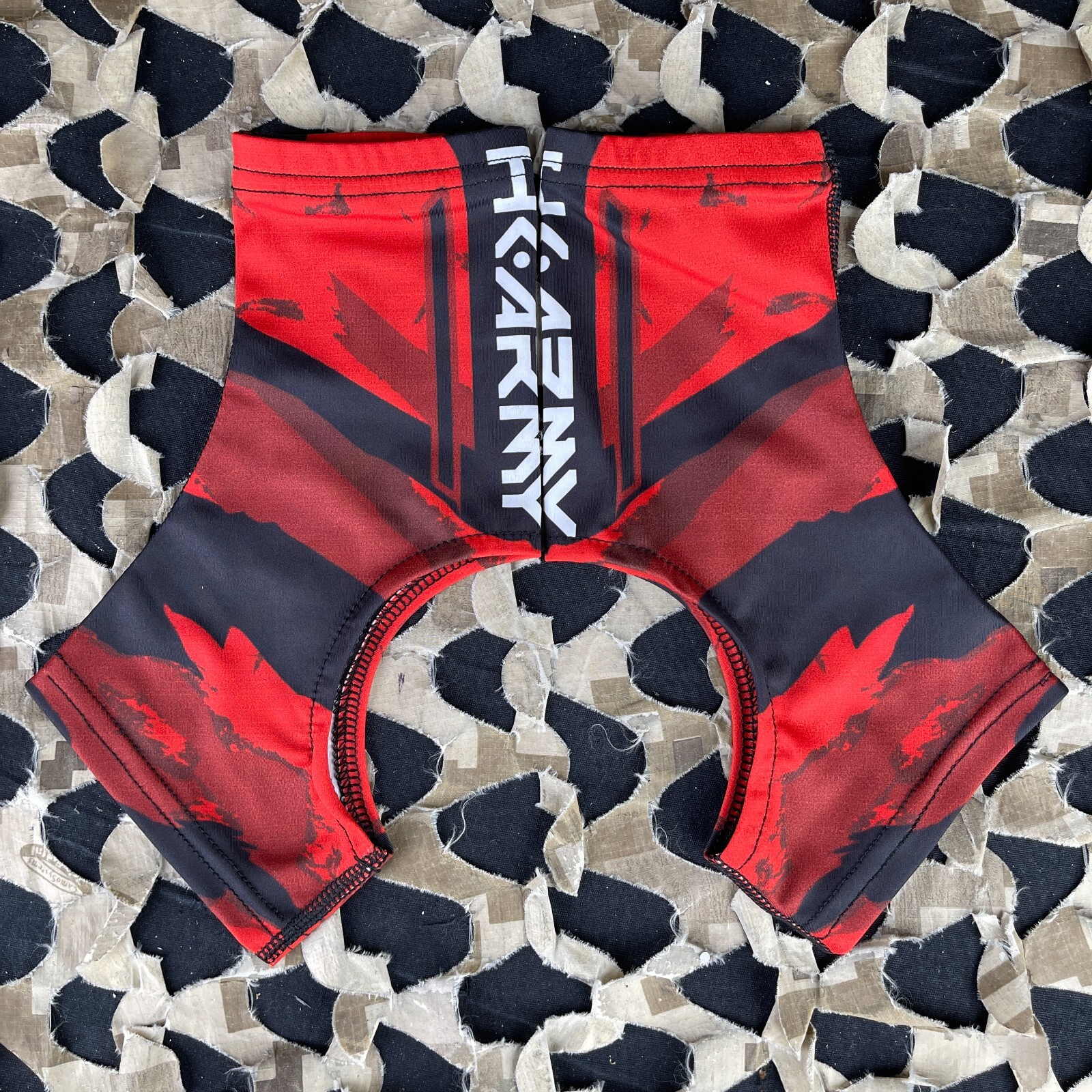 NEW HK Army Cleat Covers - Short - Tiger Red - Small/Medium