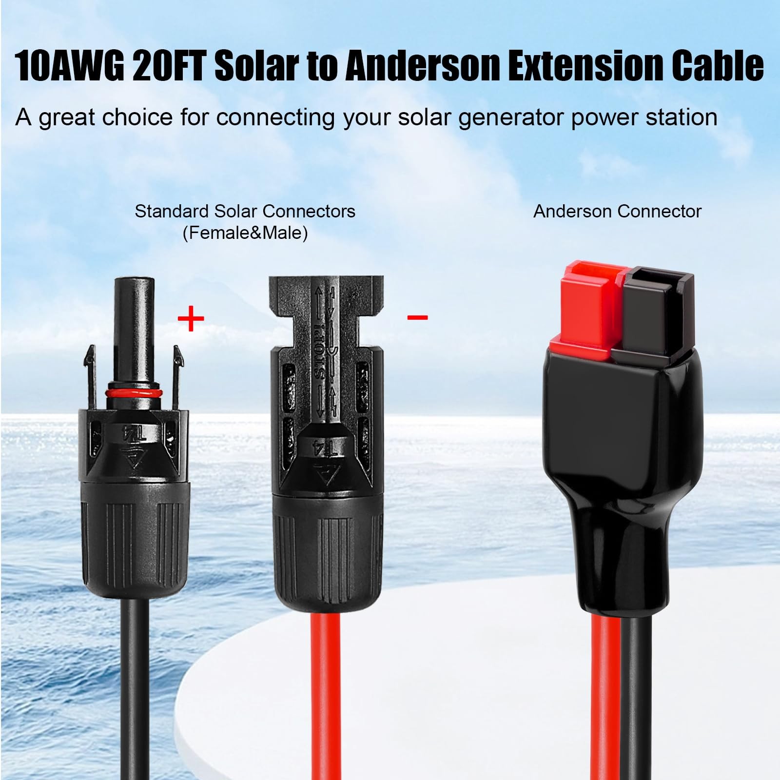 Mookeerf 10Awg Panel Cable To - Extension Cable