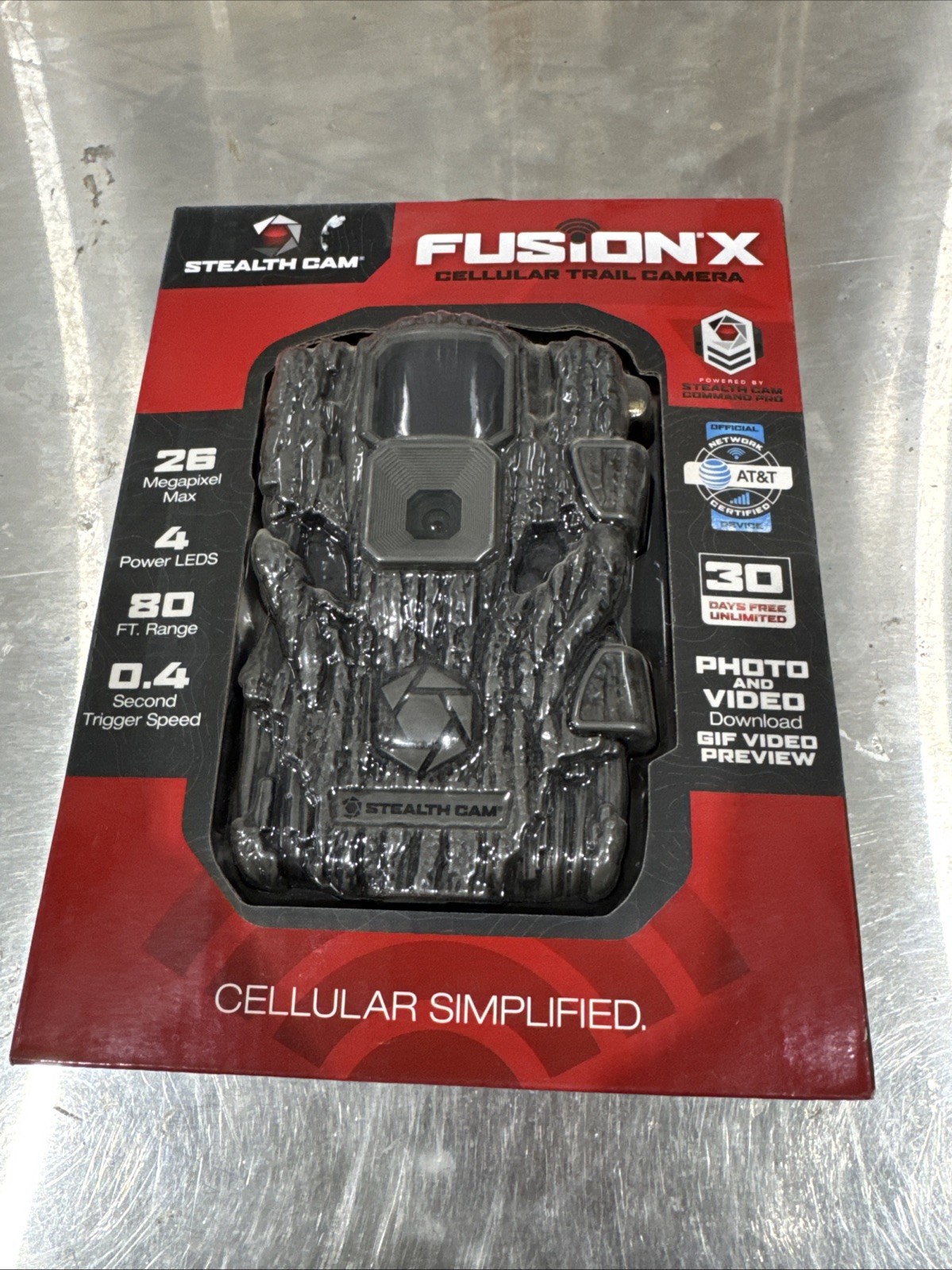 Brand new! Stealth Cam Fusion X AT&T 26MP