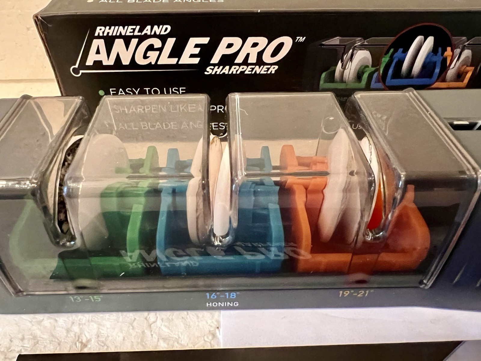 Angle Pro Knife Sharpener 6 Wheels Gauge - Professional Grade