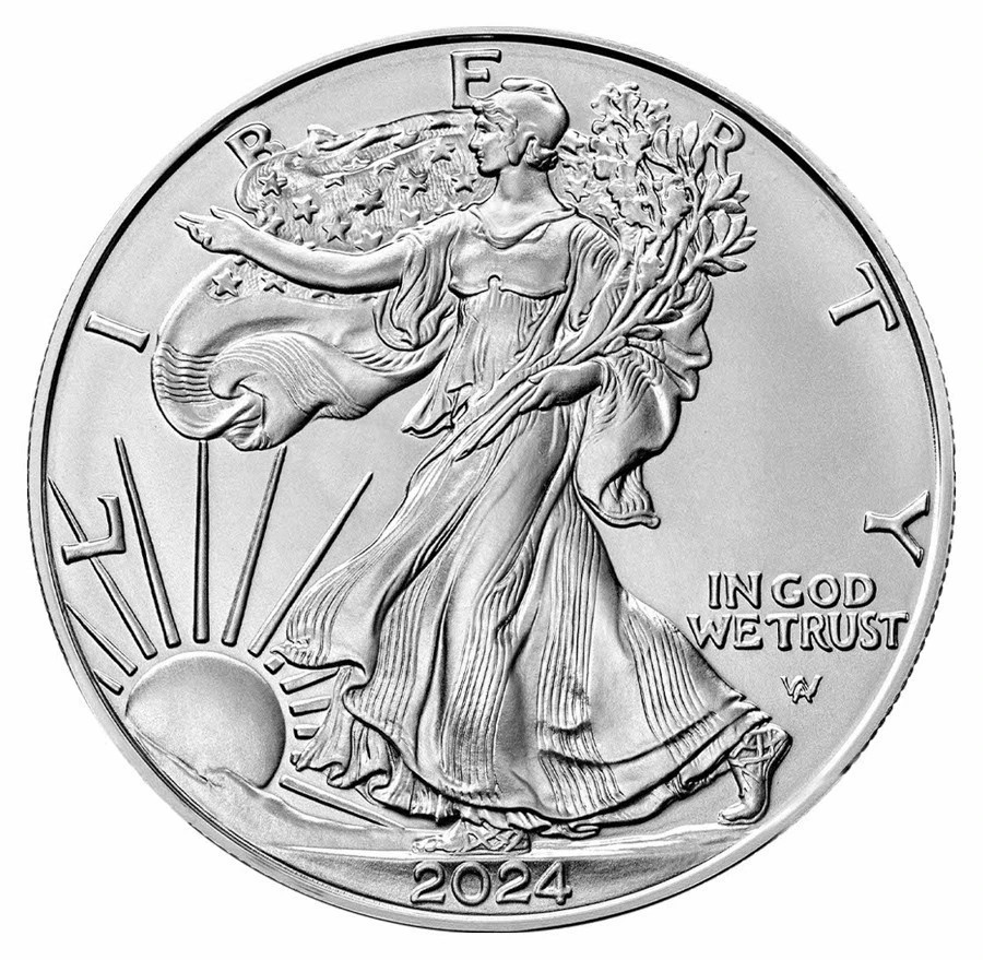 2024 1 oz American Silver Eagle BU
