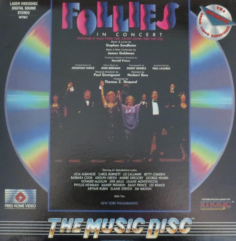 FOLLIES LASERDISC MUSIC