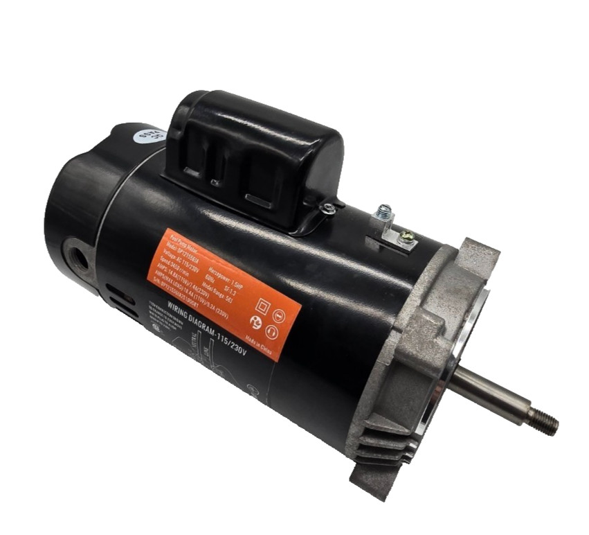 DP121556JA 1.5HP 56J Pool Pump Motor 3450RPM Single Speed