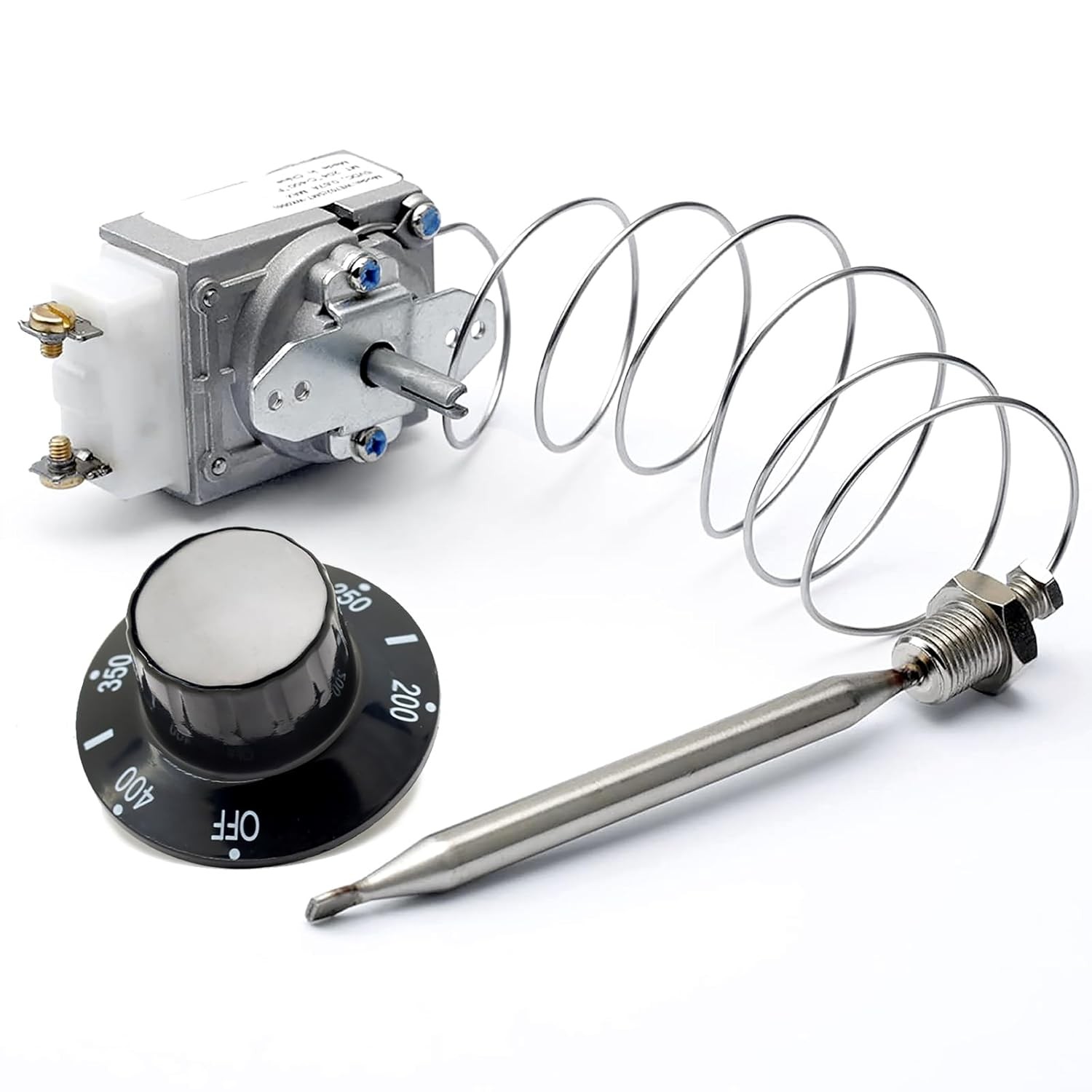 Deep fryer thermostat, 1/4-inch MPT connector Deep fryer thermostat,