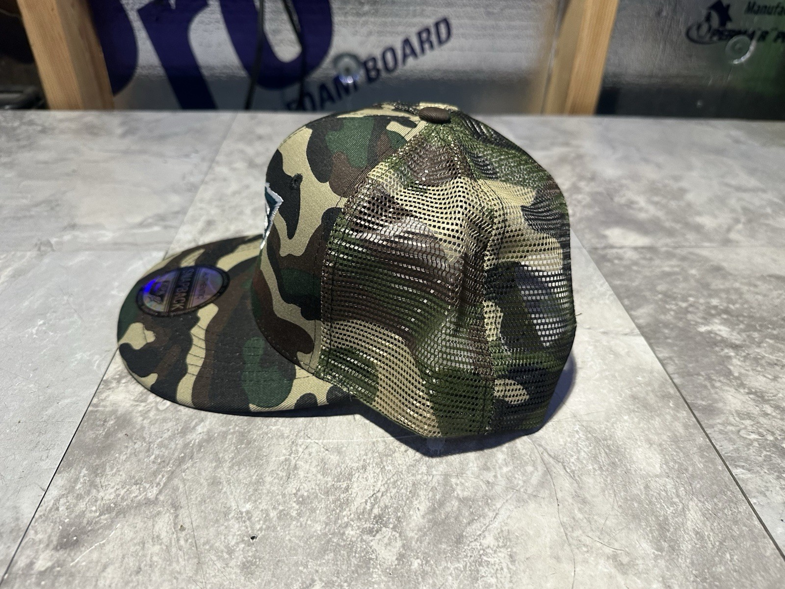 NWT Kipa Premium Philadelphia Eagles Camouflage SnapBack Mesh Hat. Cap,Camo