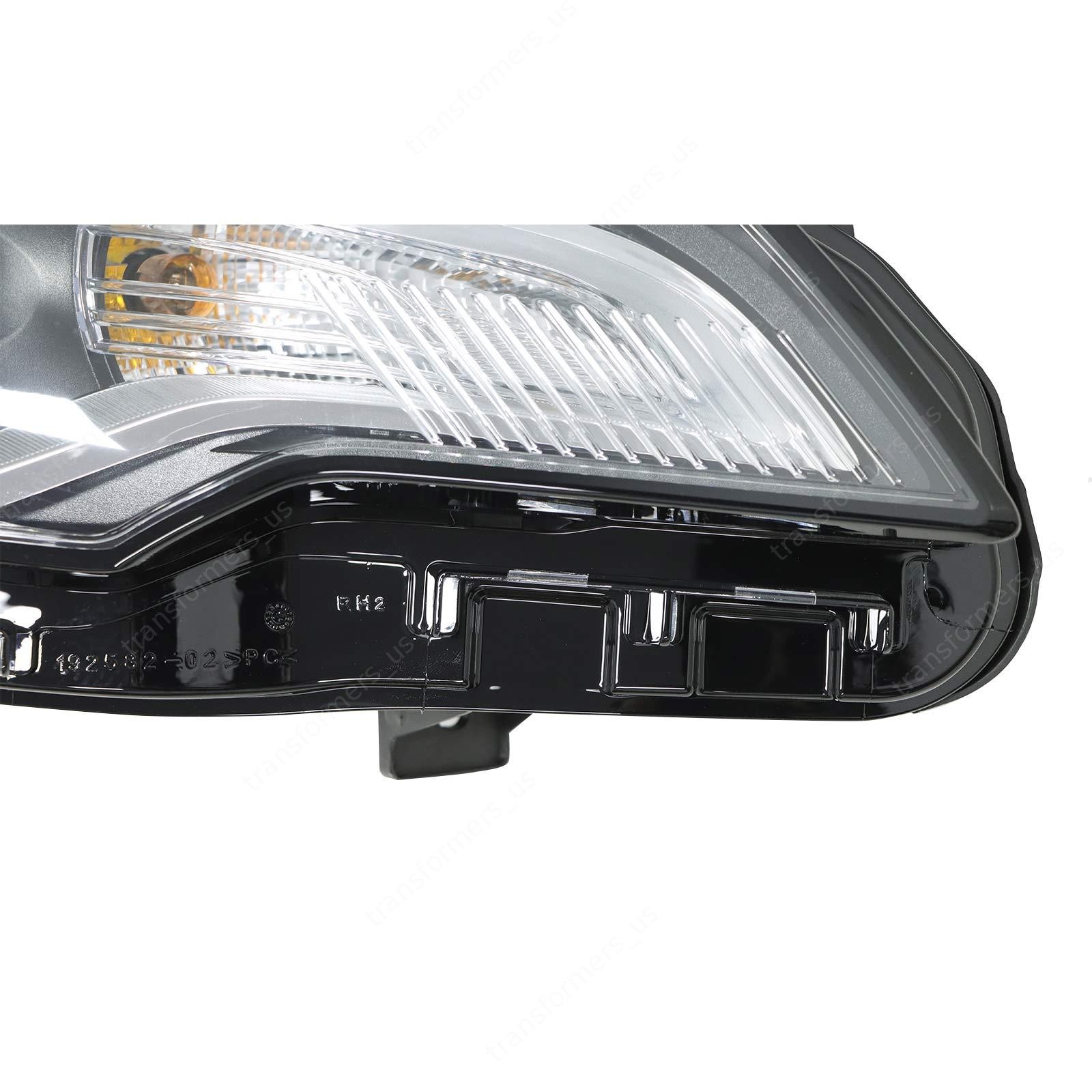 Halogen Headlight Passenger Side for 2016-2018 Buick Envision with LED DRL