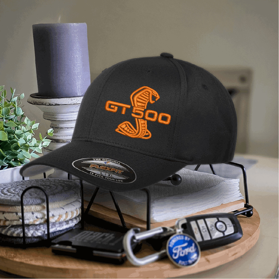 GT500 - Custom Made-To-Order Embroidered Flexfit or Snapback Hat