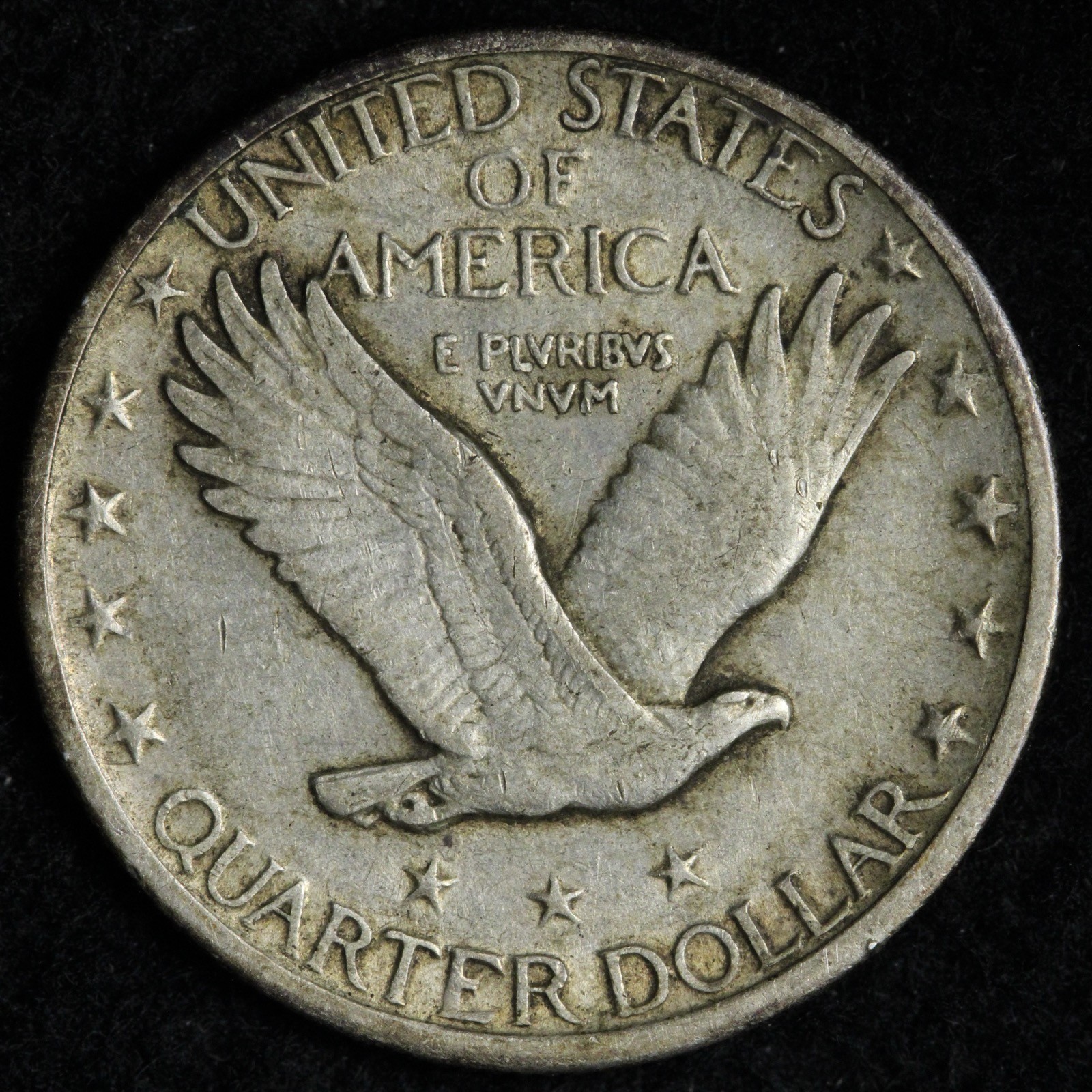 1917 TYPE 2 Standing Liberty Silver Quarter AU E244 DDPG