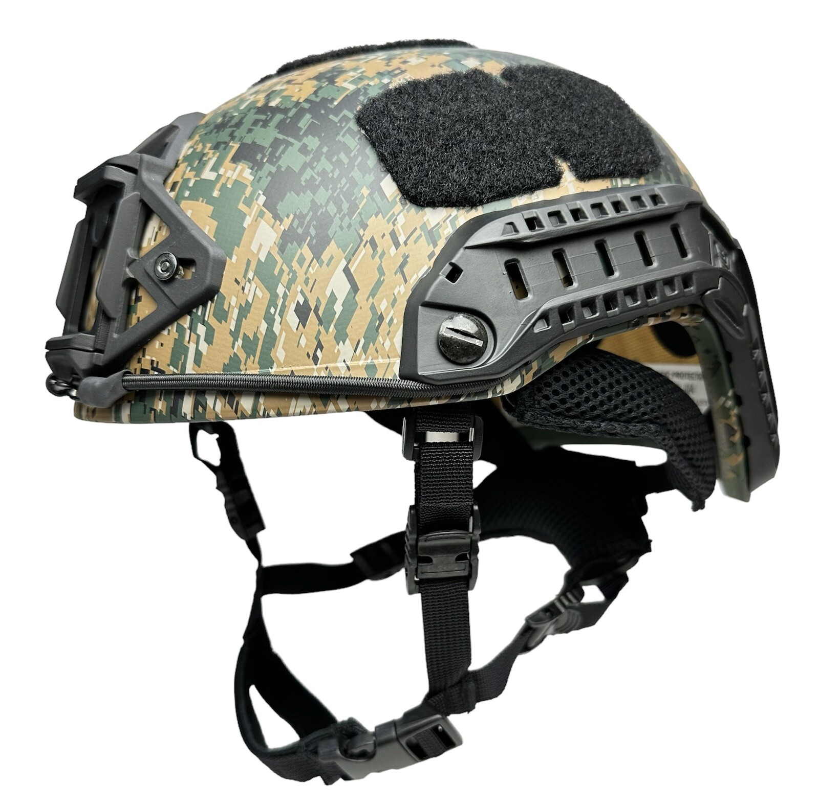 AOR2 BLK Super High Cut NIJ IIIA Maritime Ops Combat Ballistic Helmet V50 Large