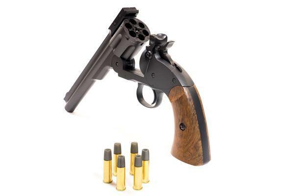 Barra Airguns Schofield No. 3 Revolver - .177 CO2 Full Metal Airgun Pistol - Gun