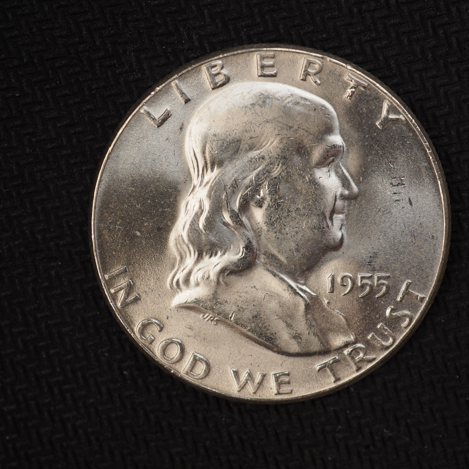 1955 *P* Franklin SILVER Half Dollar *UNC * - FREE SHIP! C2653