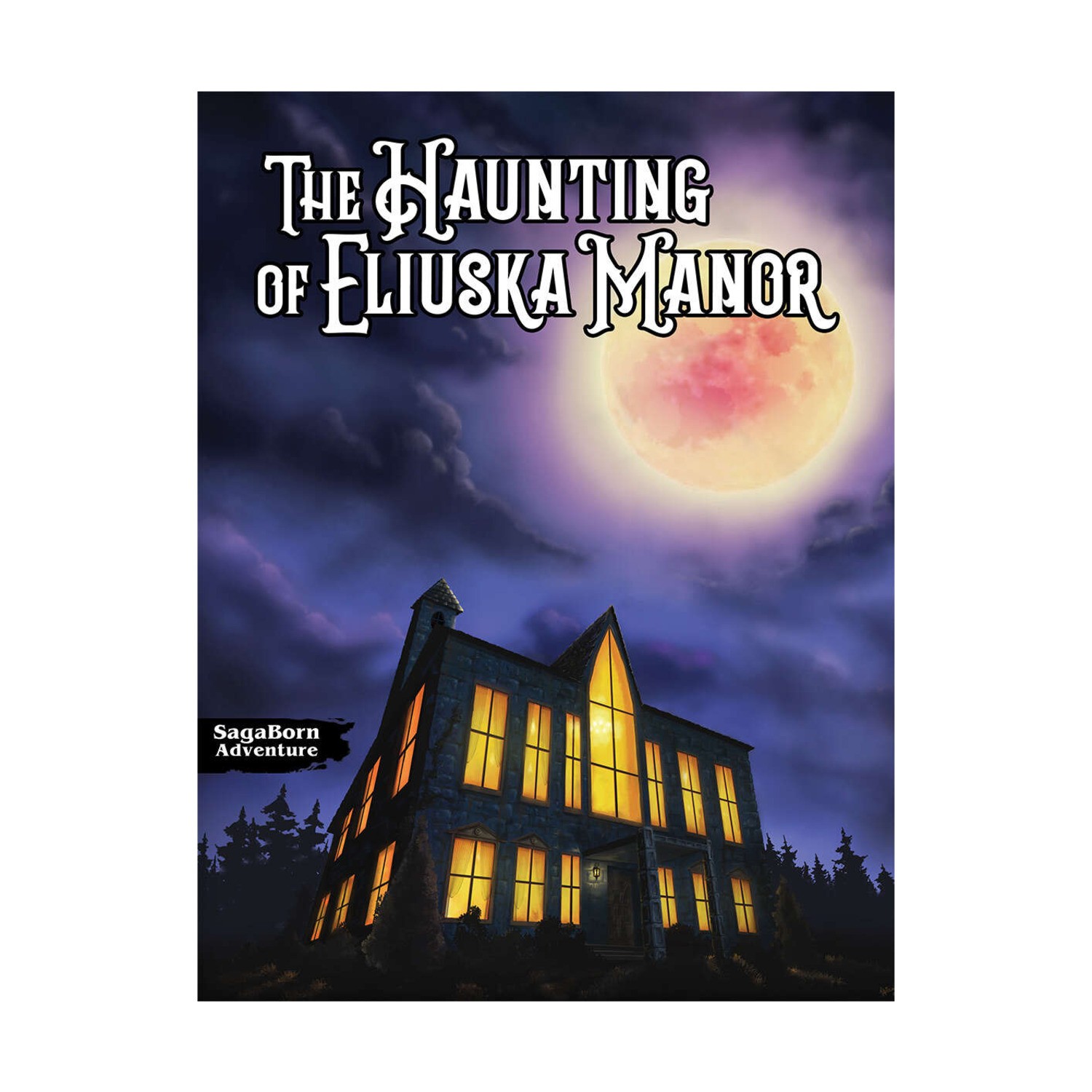 Lone Wanderer Fantasy RPG Haunting of Eliuska Manor (POD, Standard Color) NM