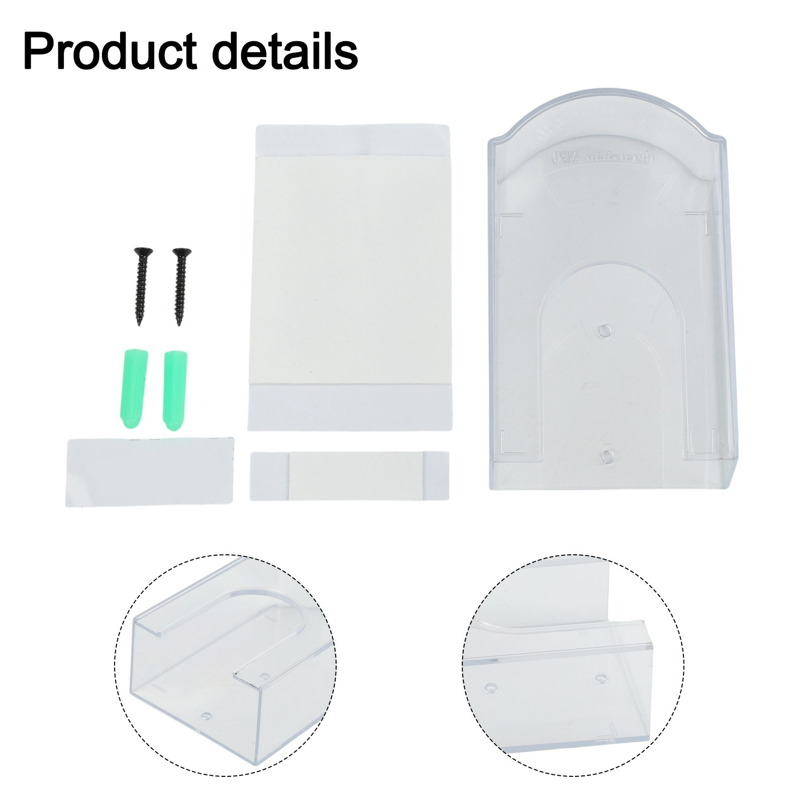 For Doorbell Cover Waterproof Transparent for Wireless Outdoor Button Use
