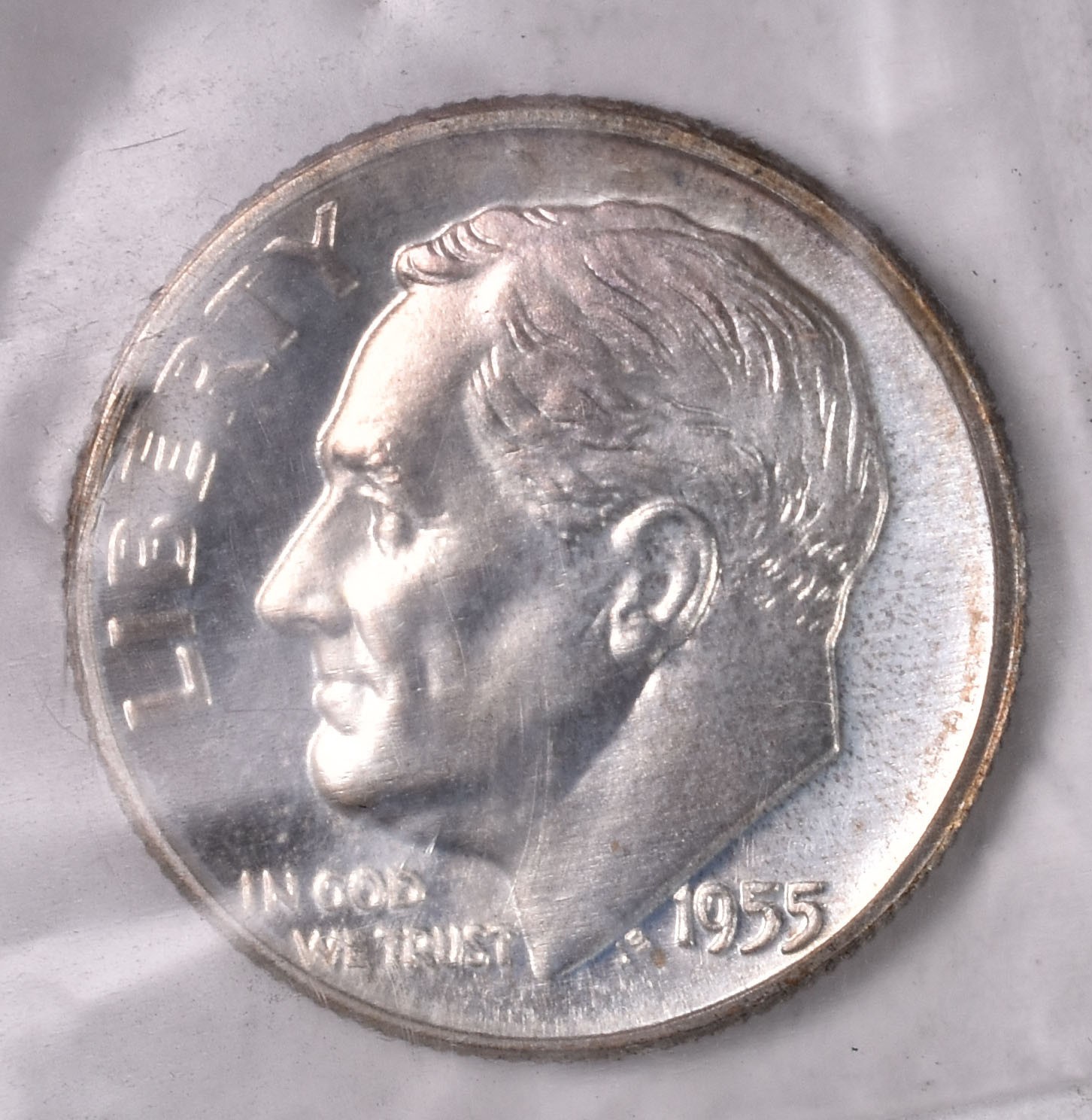 1955 U.S. Mint Silver 5 Coin Proof Set - Missing The Box