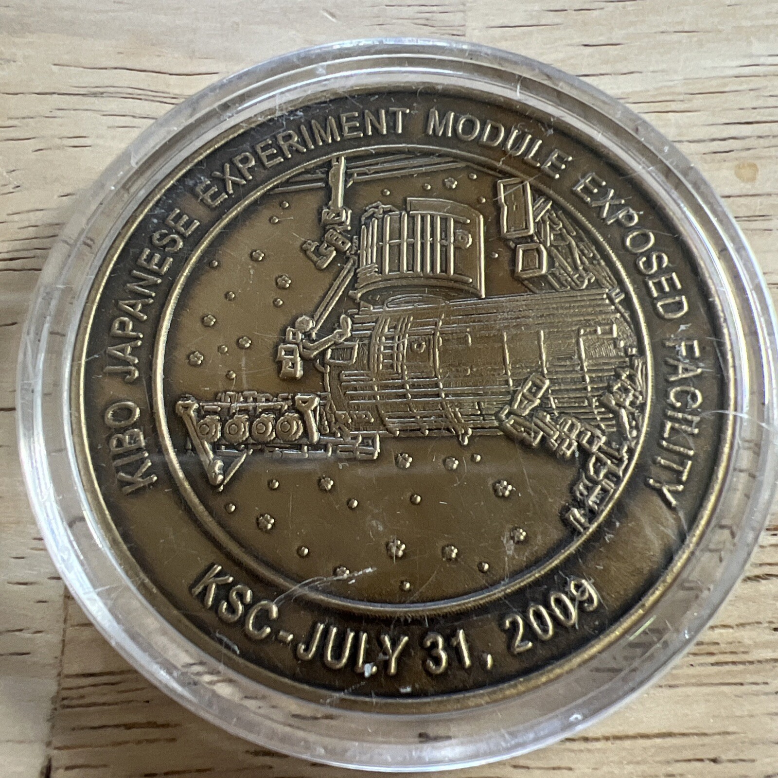vintage 2009  NASA  SPACE  SHUTTLE  ENDEAVOUR challenge coin