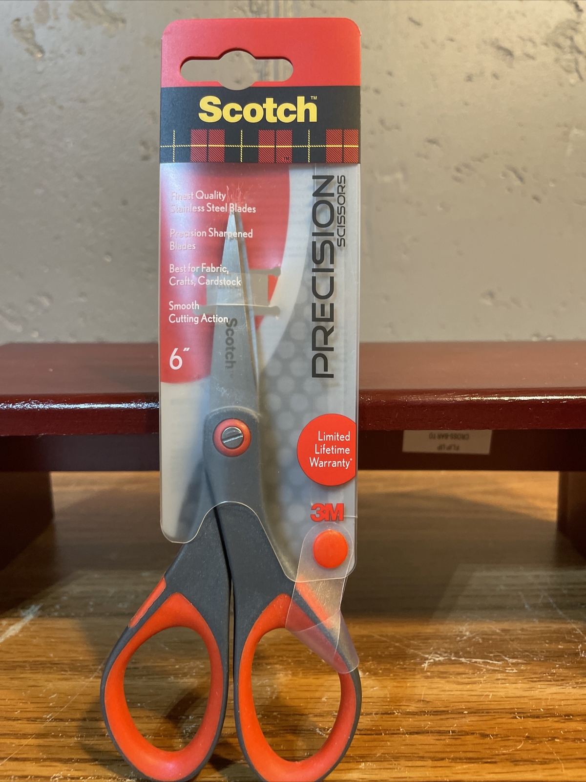 Scotch Precision Scissor, 6-Inches 1-pack Best For Fabric, Craft, Cardstock