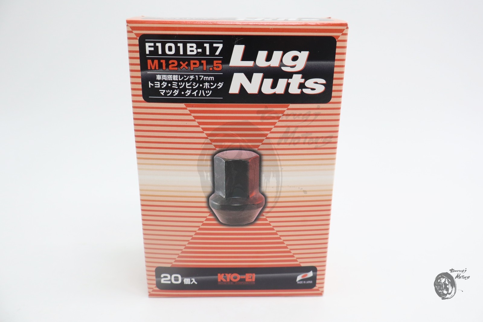 KYO-EI Genuine LUG NUT 17HEX BAG TYPE M12xP1.5 F101B-17-20P OEM New