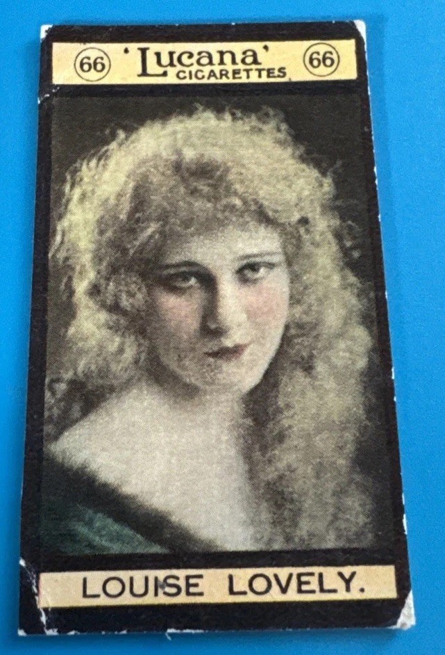 SANDORIDES CINEMA CELEBRITIES LUCANA 66 RARE 1924 Louise Lovely