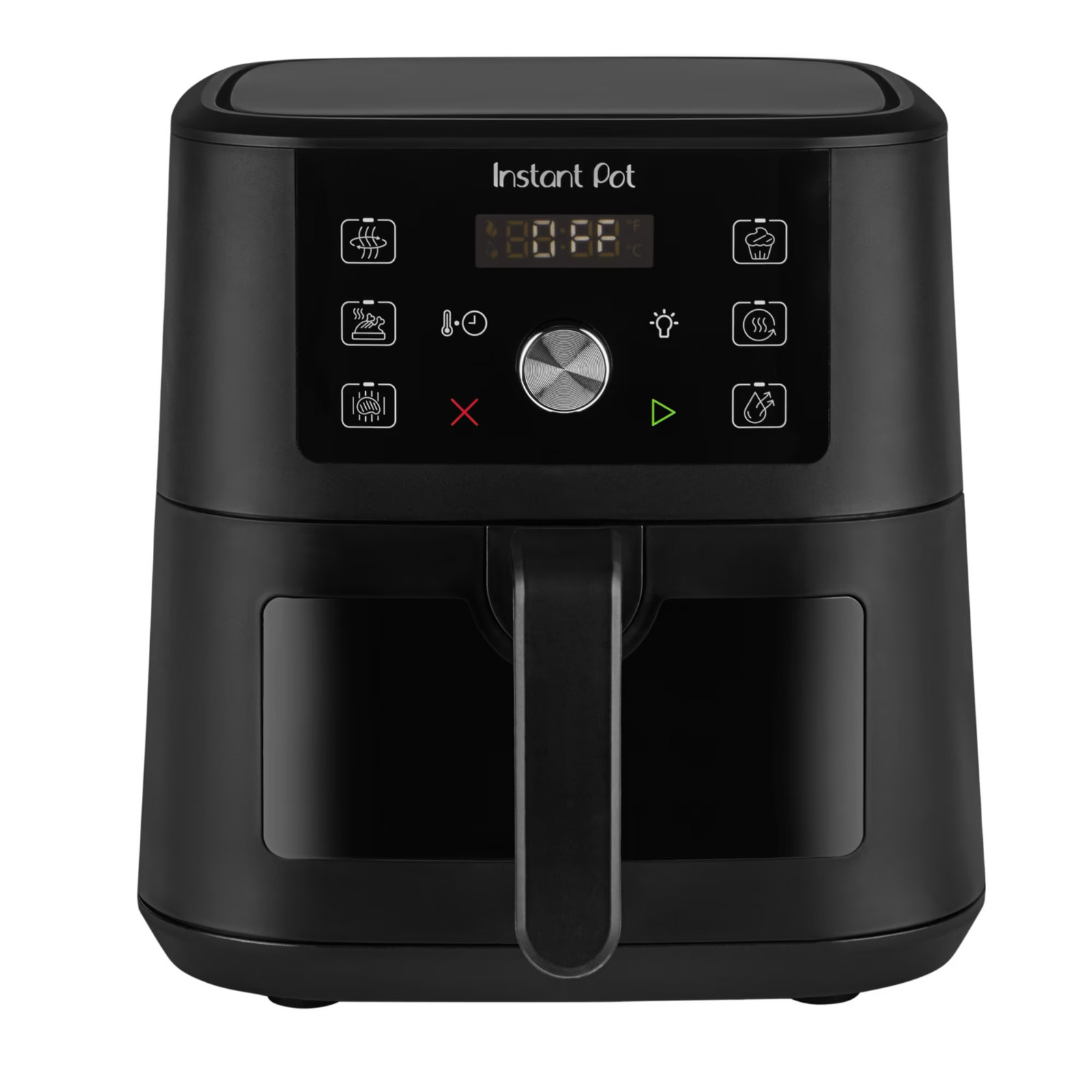 4QT Vortex 6-in-1 Mini Air Fryer Bake Roast Broil Dehydrate Black