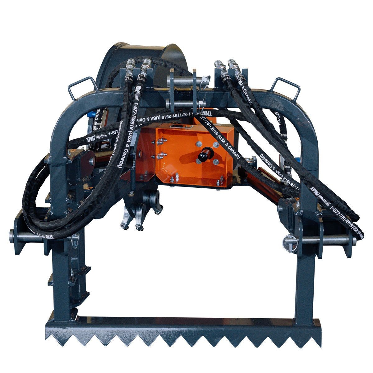 Cat 1&2 3-Point Stump Grinder, 16 Teeth, Steel