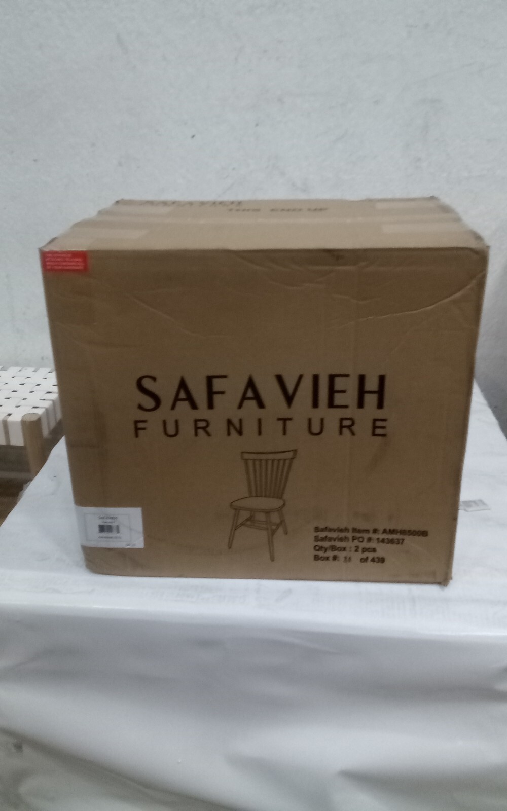 Safavieh PARKER SPINDEL SIDE CHAIR, Reduced Price 2172726173 AMH8500B