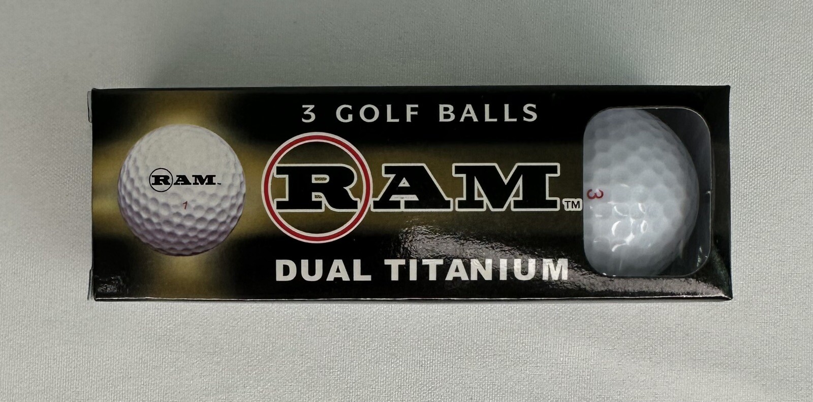 RAM Dual Titanium Explosive Distance Balls 9 Golf Balls
