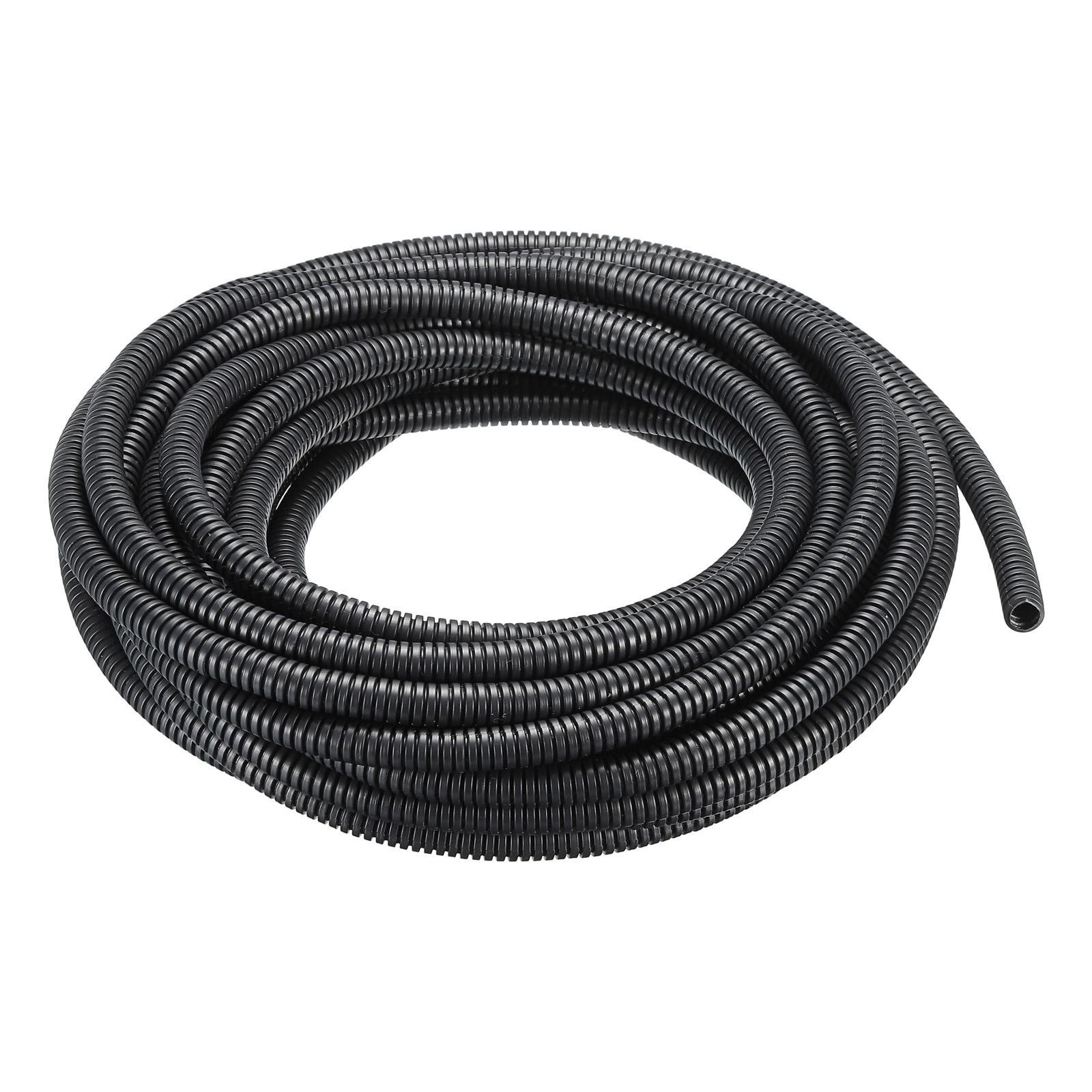 10mmx7mmx10m Plastic Non-Split Corrugated Tubing Indoor Outdoor