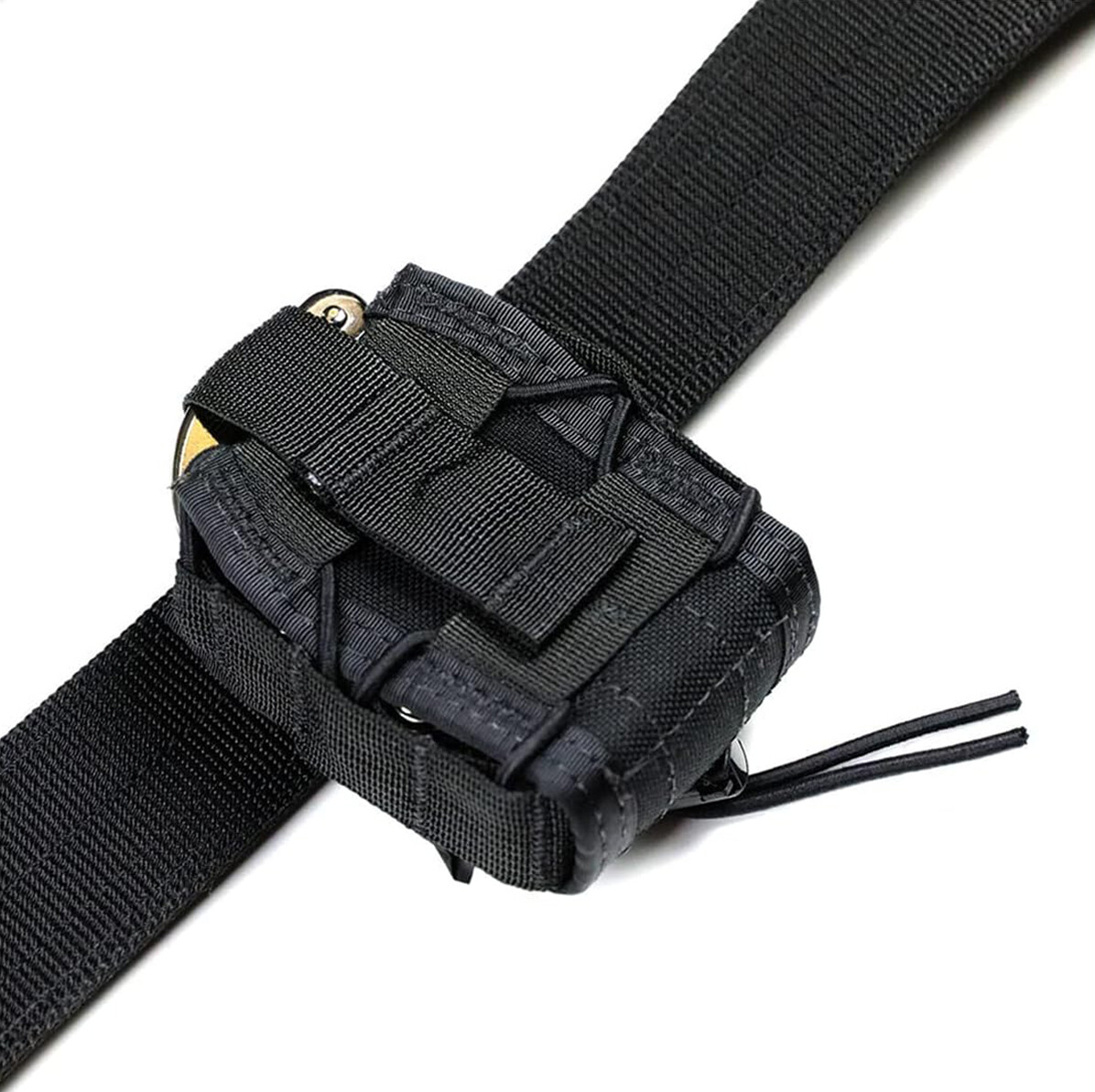 Tactical MOLLE Duty Belt Handcuff Pouch Handcuff Case Open Top Handcuff Hinged