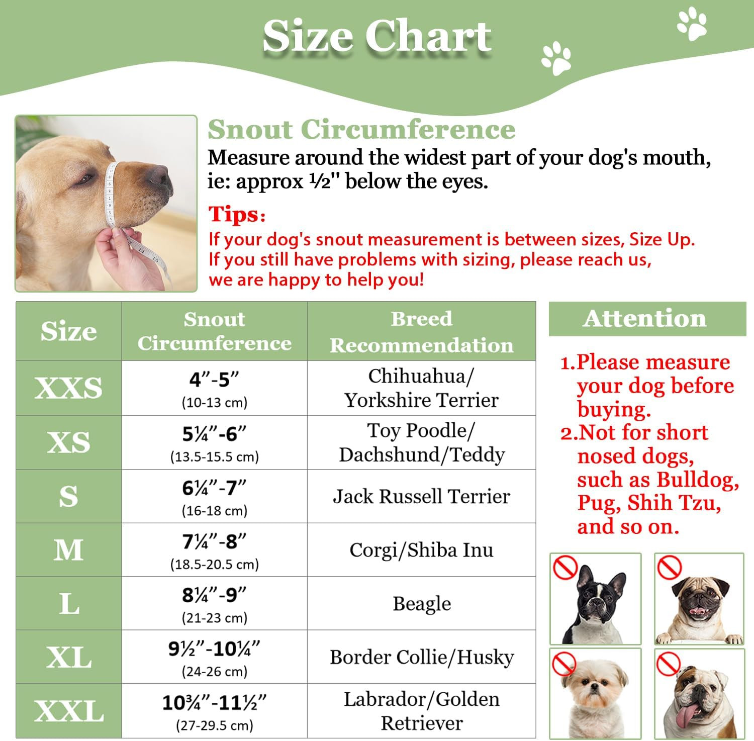 Dog Muzzle, Puppy Soft Mesh Muzzle for Small Medium Large Dogs Chihuahua Poodles