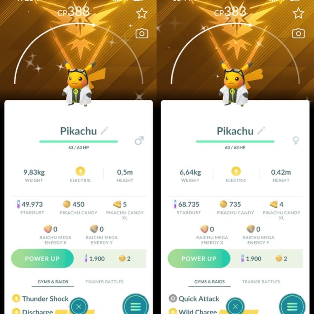 Pokémon Go - Shiny Pikachu Professor Willow - Background Instinct - PTC/ Trade