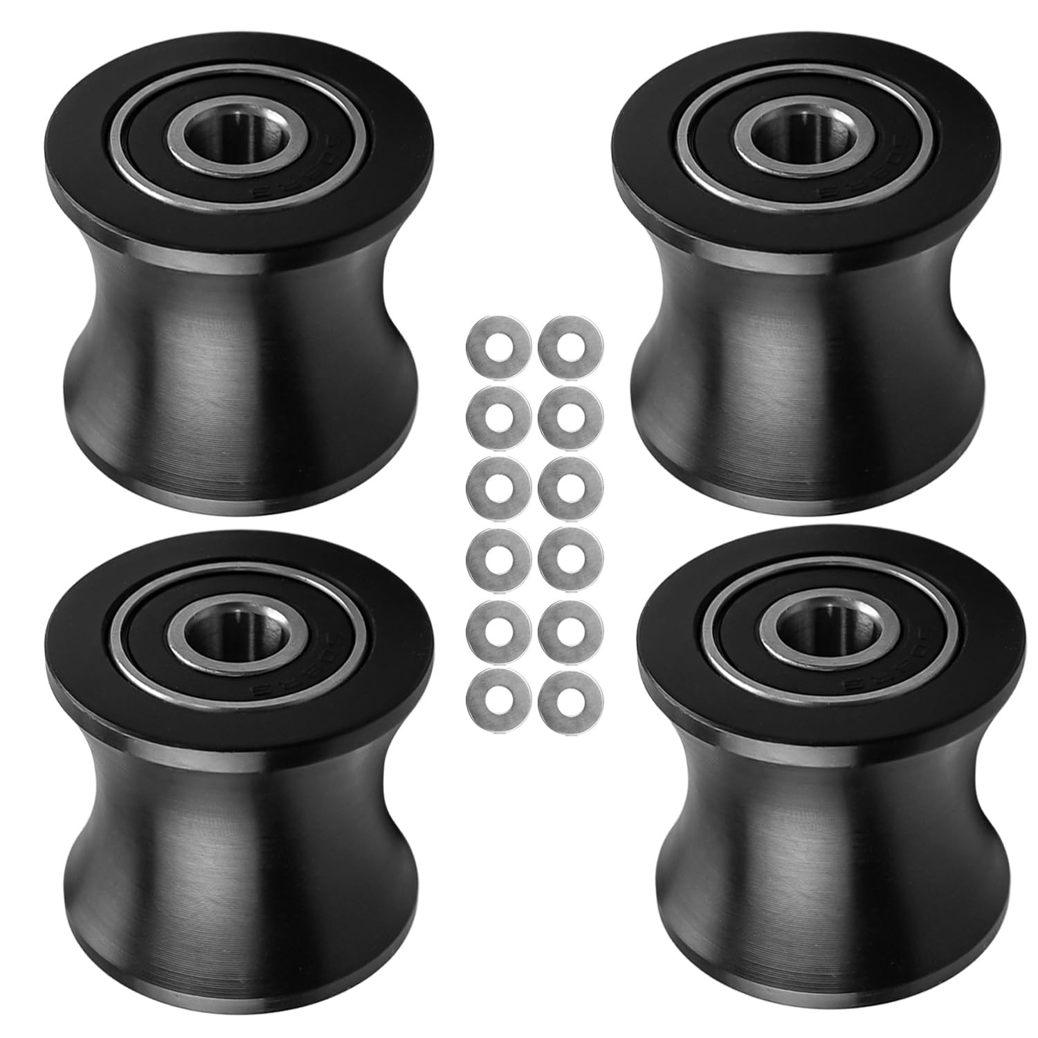 Exercise Roller Wheels Set Fit for Total Gym DLX II III Adv DLX Pilates Pilat...
