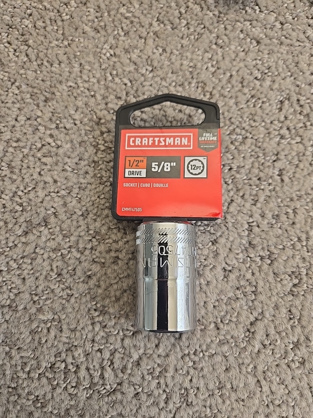 Craftsman CMMT47505 5/8" 12pt Socket 1/2" Drive