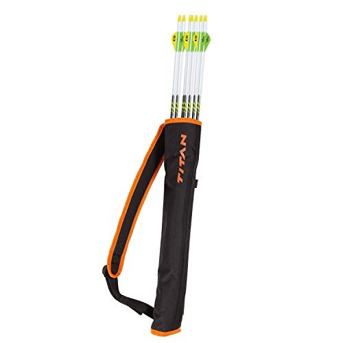 Allen Company Youth Archery Back Quiver Orange Black Holds 14 Arrows