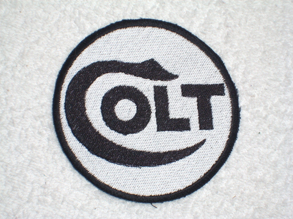 Colt Embroidered  Patch, Gun, Revolver