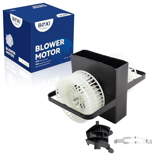 Front HVAC Heater Blower Motor with Dual Fan Cage w/o Cabin Dust Air Filter