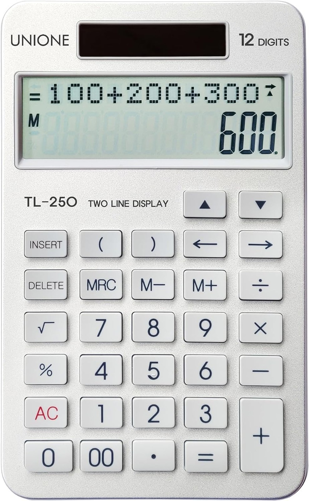 New, Two Line Display, Desktop Calculator. History Function- 30 Memories, Cal...