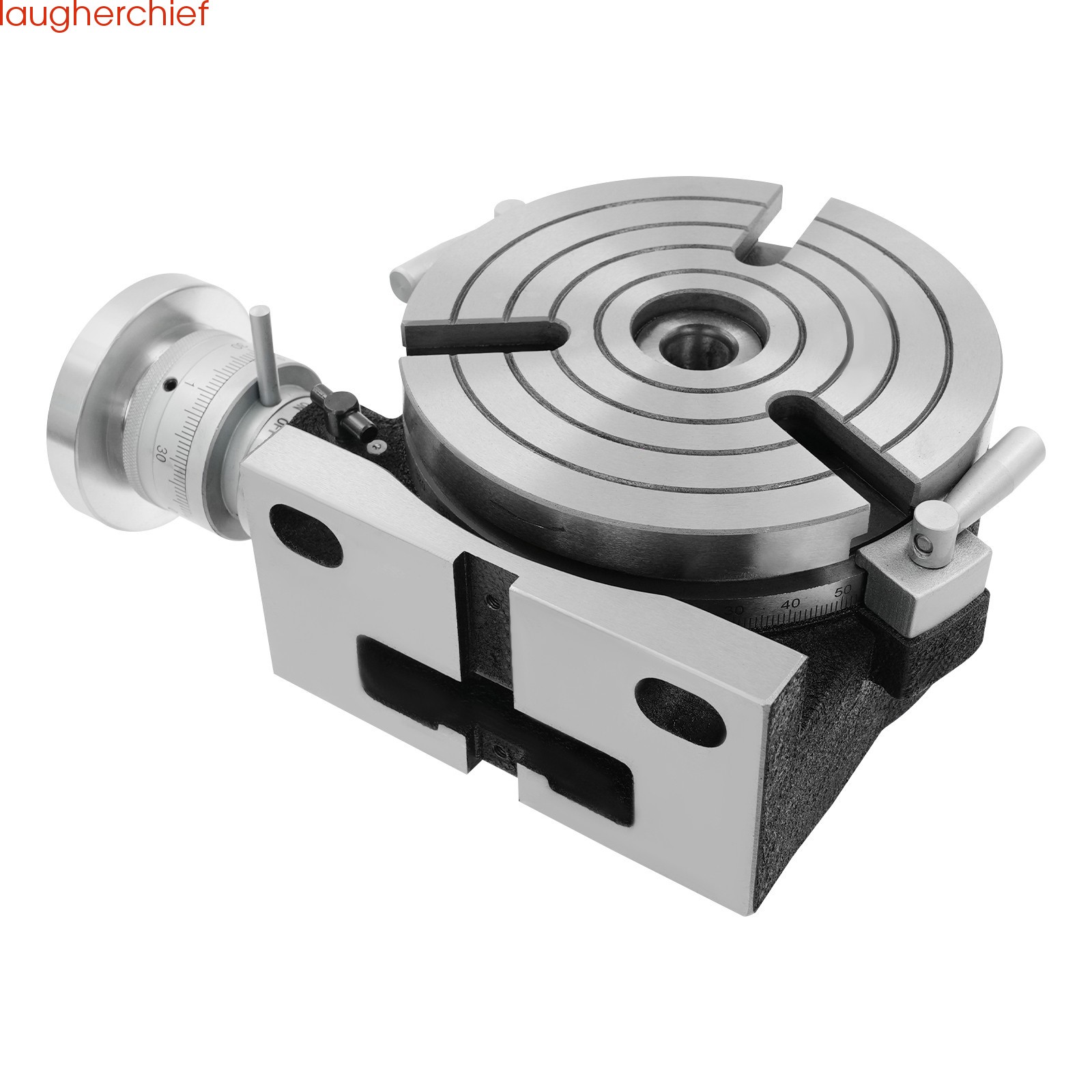 Precision-Adjustable Rotary Table, 3 T-Slots Rotary Table for Milling Machine