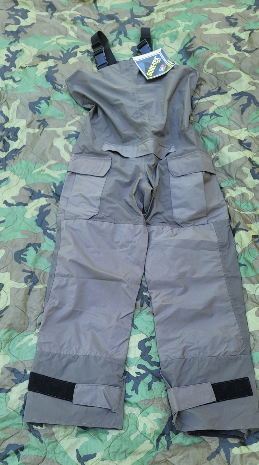 USGI SWCC Military Kokatat GORETEX GORE-TEX BIB Tactical Hunting Fishing Gear M