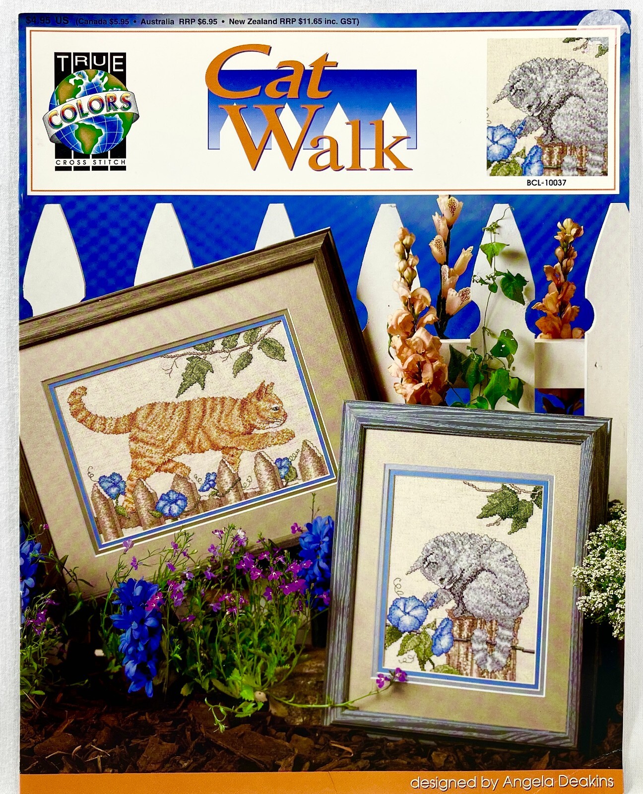 1992 True Colors Cat Walk BCL10037 Counted Cross Stitch Pattern Booklet 13899