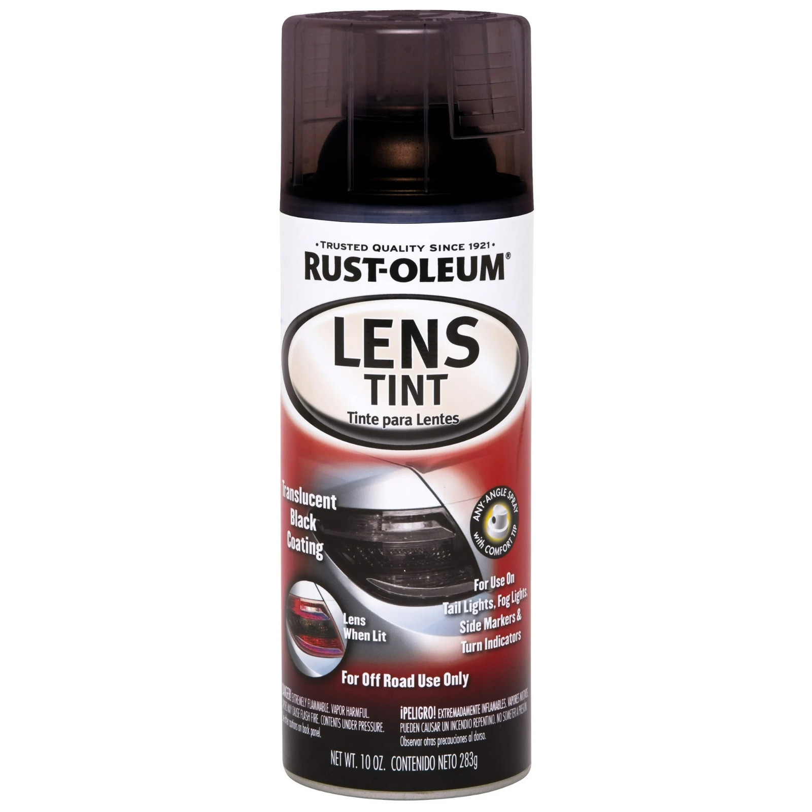 Lens Tint Translucent Black Tail & Head Lights Fog Black out Tinted Spray 10 Oz