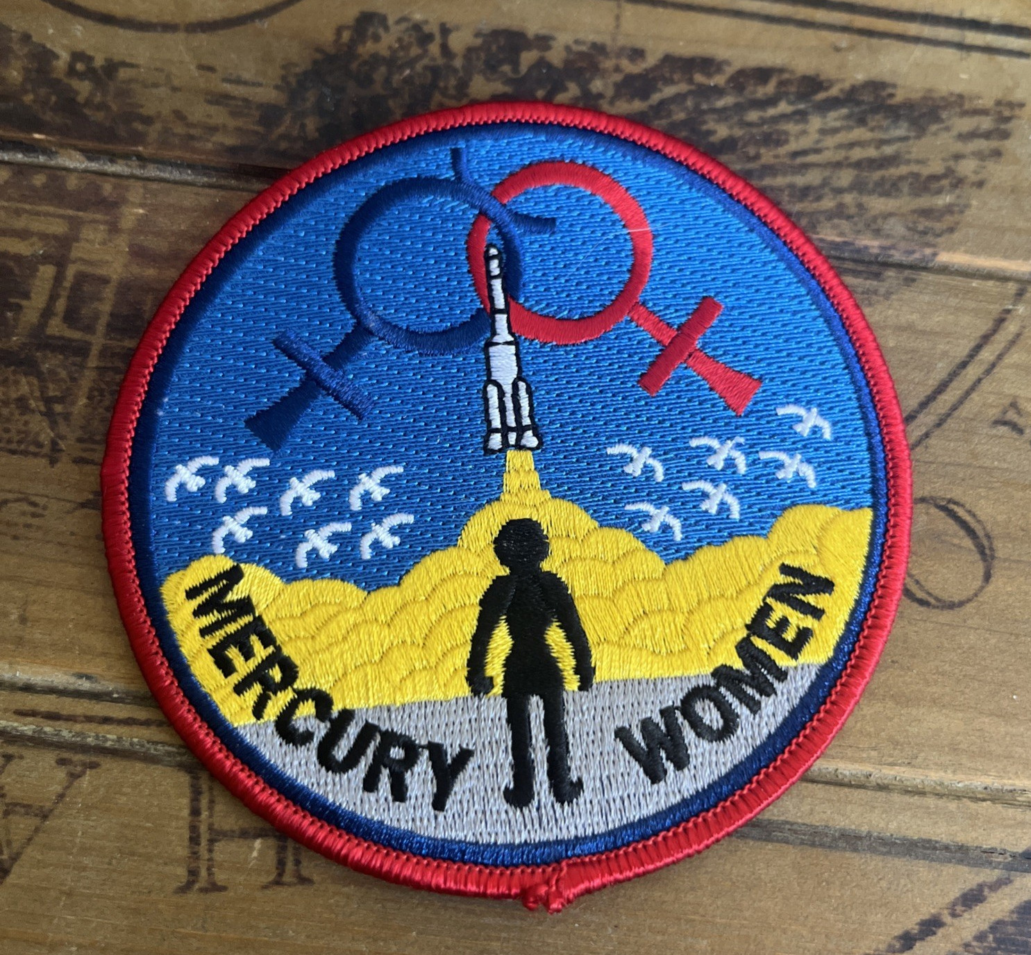 NASA MERCURY 13 - WOMEN - ORIGINAL 4" COMMEMORATIVE SPACE PATCH - MINT Condition