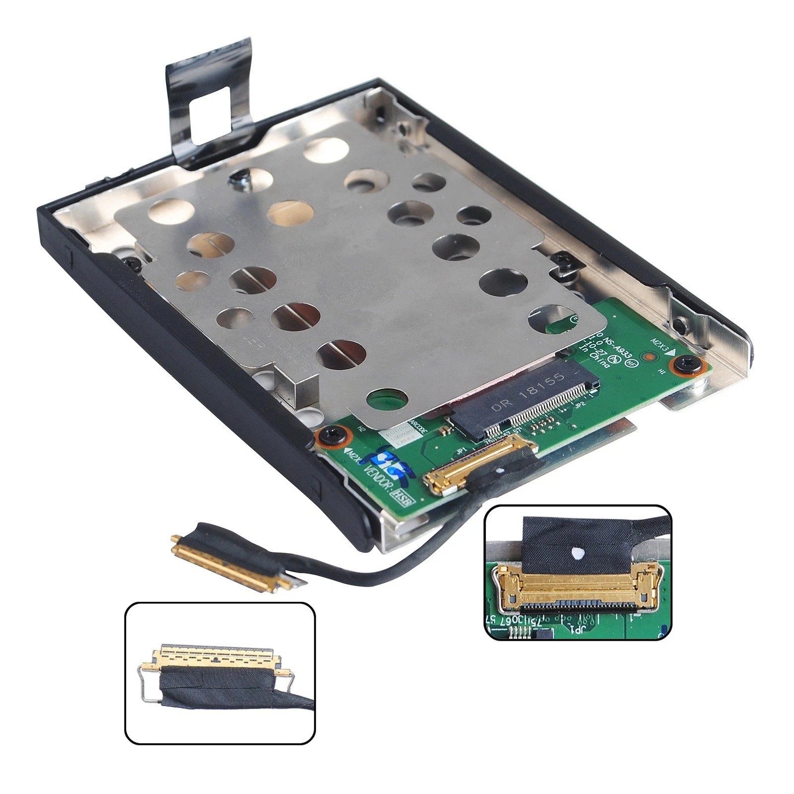 Replacement HDD Caddy with Cable for Lenovo ThinkPad T470 T480 A475 A485 Models