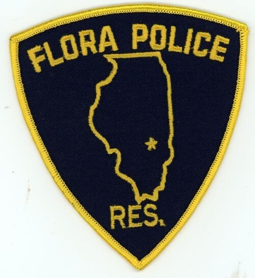 ILLINOIS IL FLORA POLICE RESERVE NICE SHOULDER PATCH SHERIFF