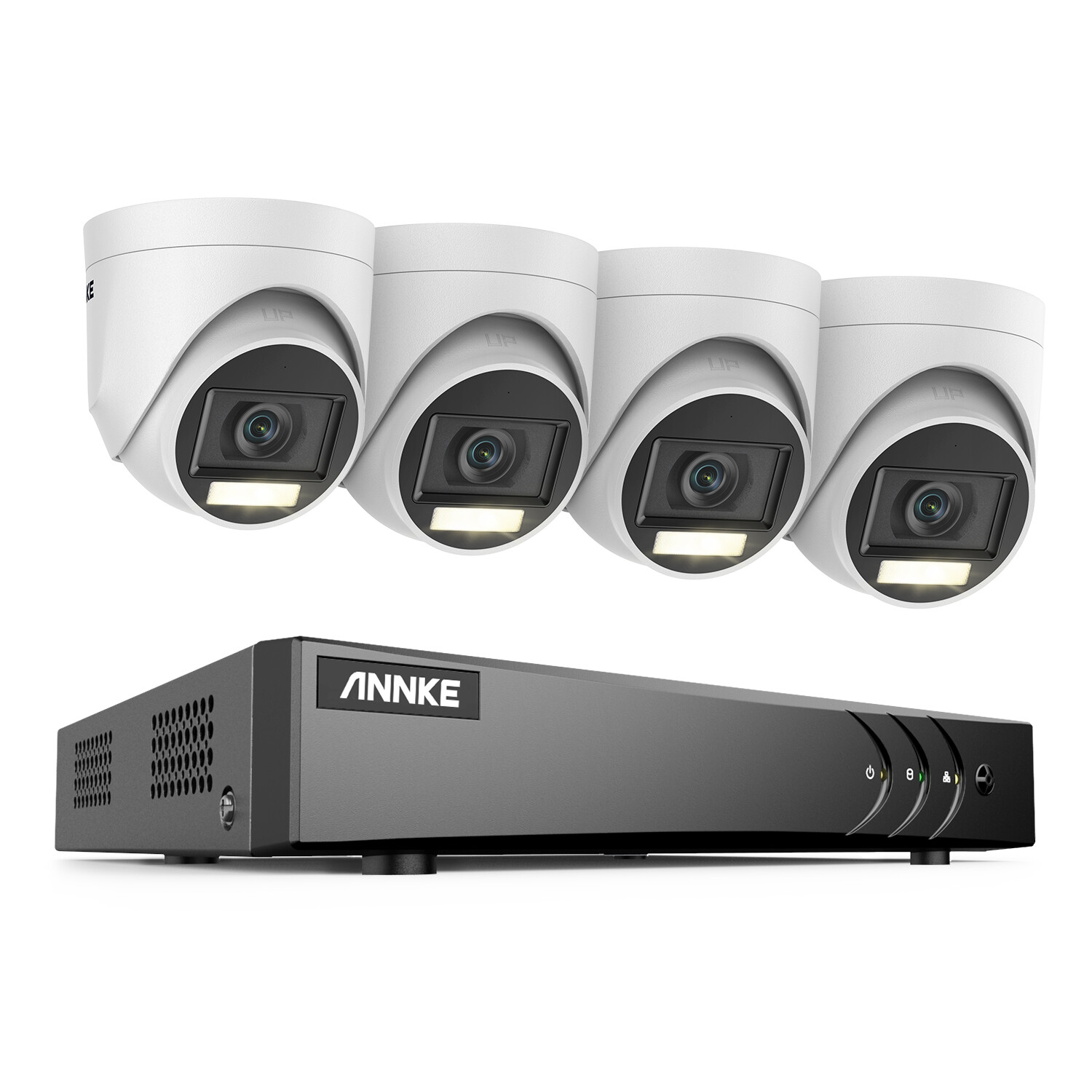 ANNKE 8CH DVR 5MP Color Night System Camera System AI Detection Audio Recording