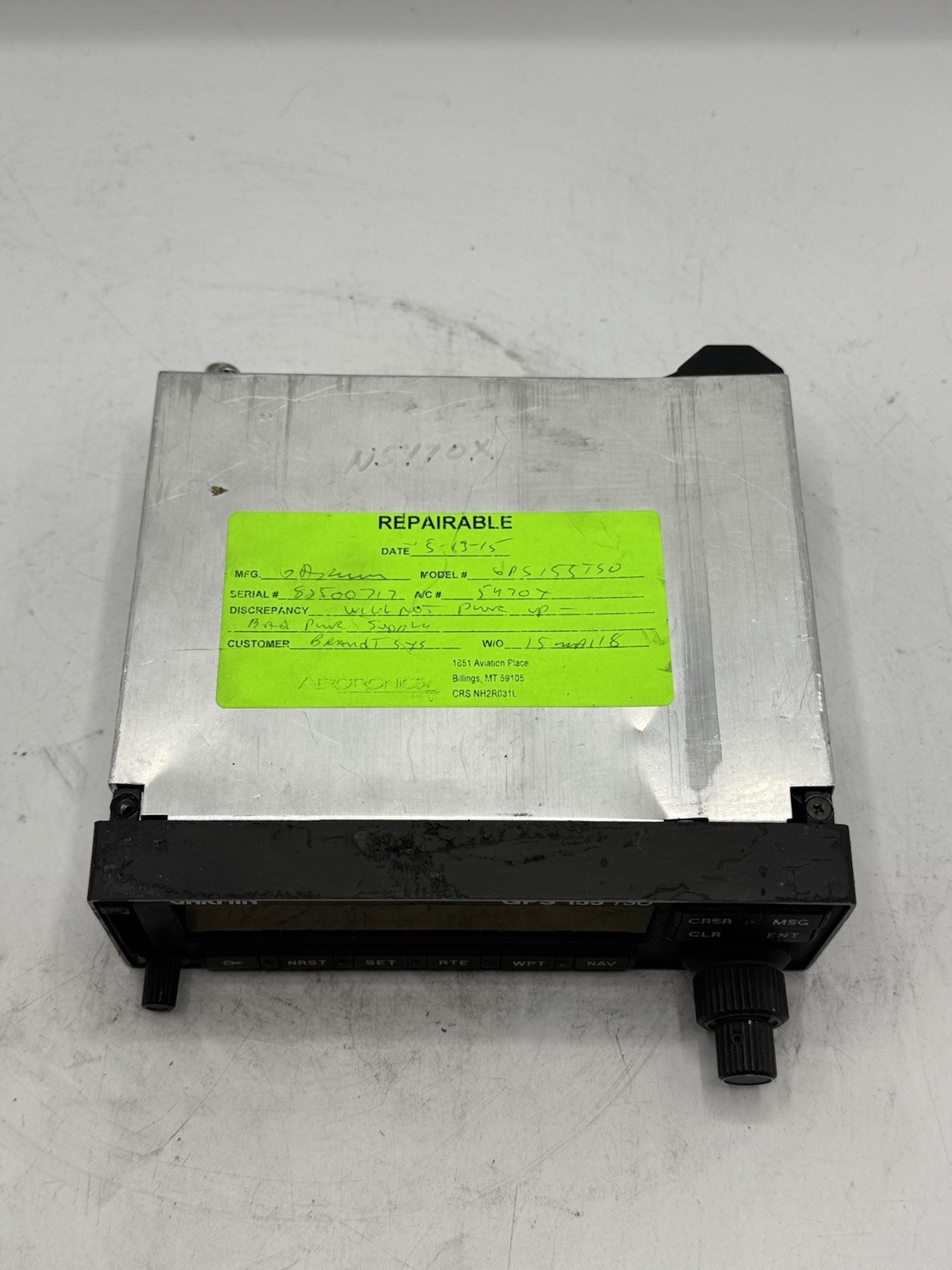 Garmin GPS-155 P/N 011-00104-00 READ