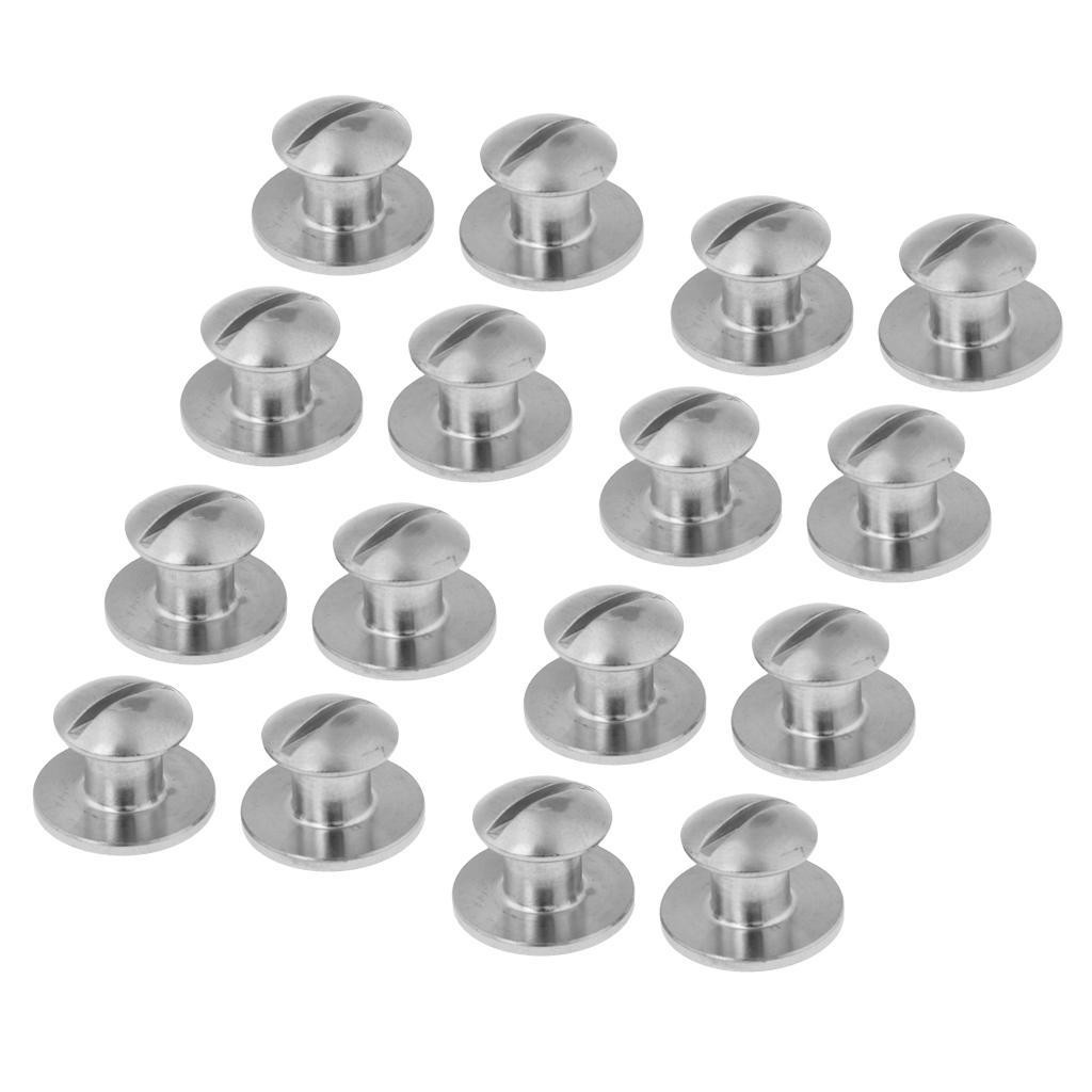 16Pieces Stainless Screws Set Scuba Diving Backplate Pad