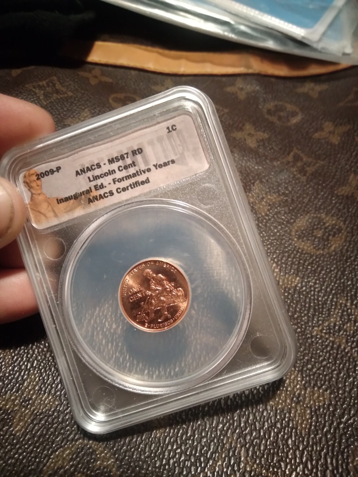 2009-P ANACS MS67 RD Lincoln Cent Inaugural Formative Years Certified