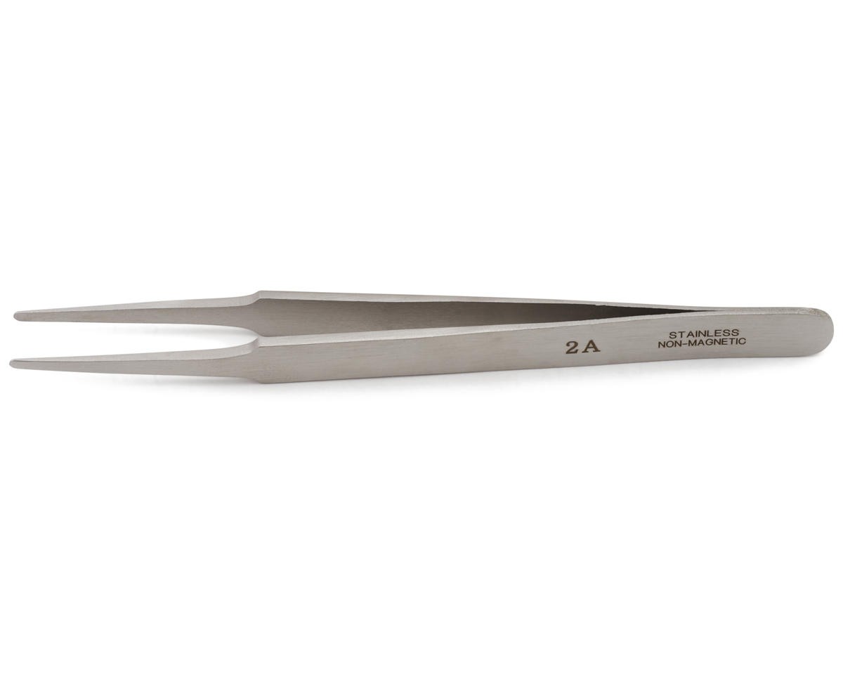 Shesto Limited Model Craft Stainless Steel Flat Rounded Tweezers (120mm)